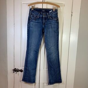 Silver Jeans Co. SUKI Slim Bootcut Denim Jeans Womens Size 27/31 Actual ins‎ 30